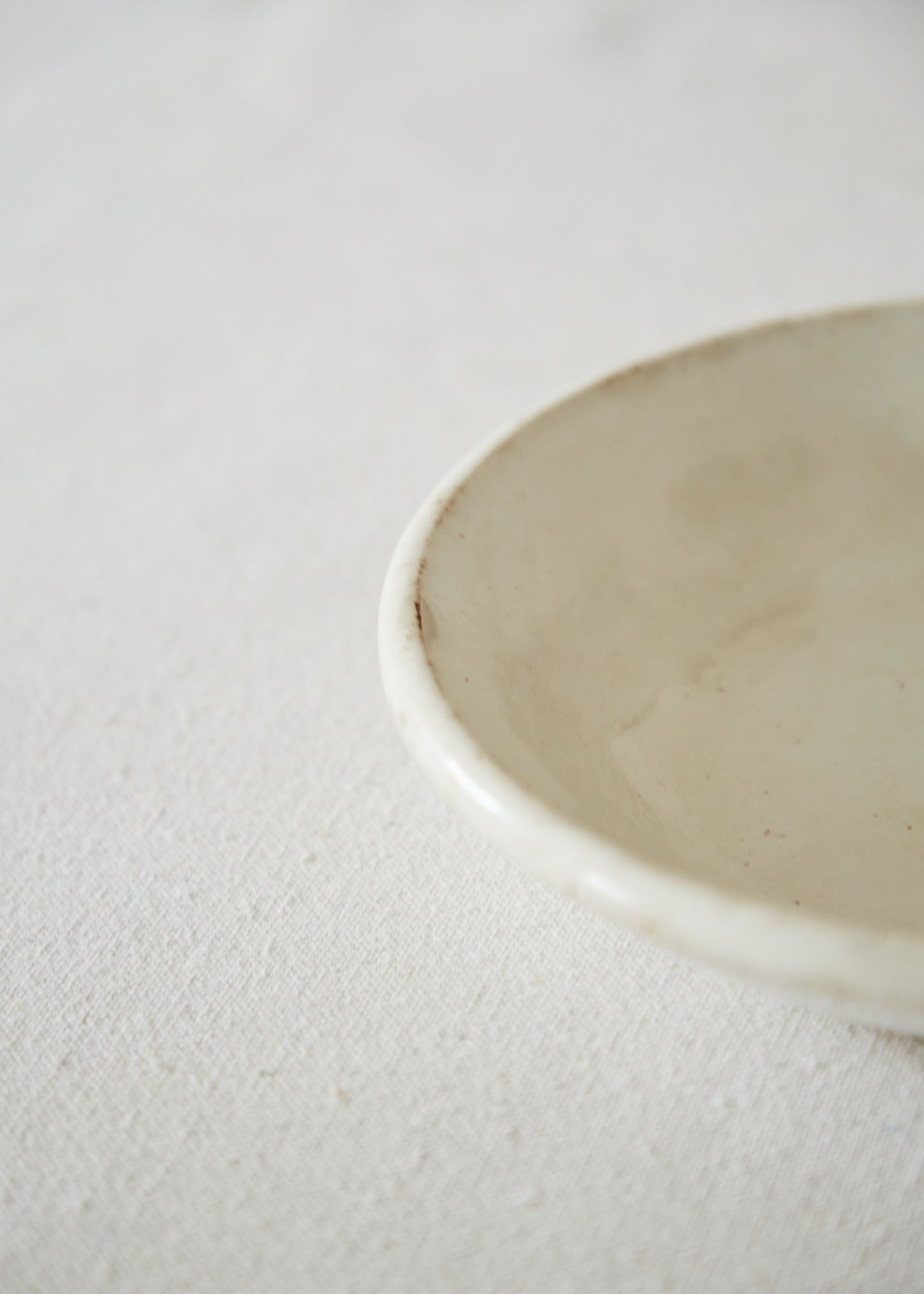 Antique Creil et Montereau small Stoneware Bowl