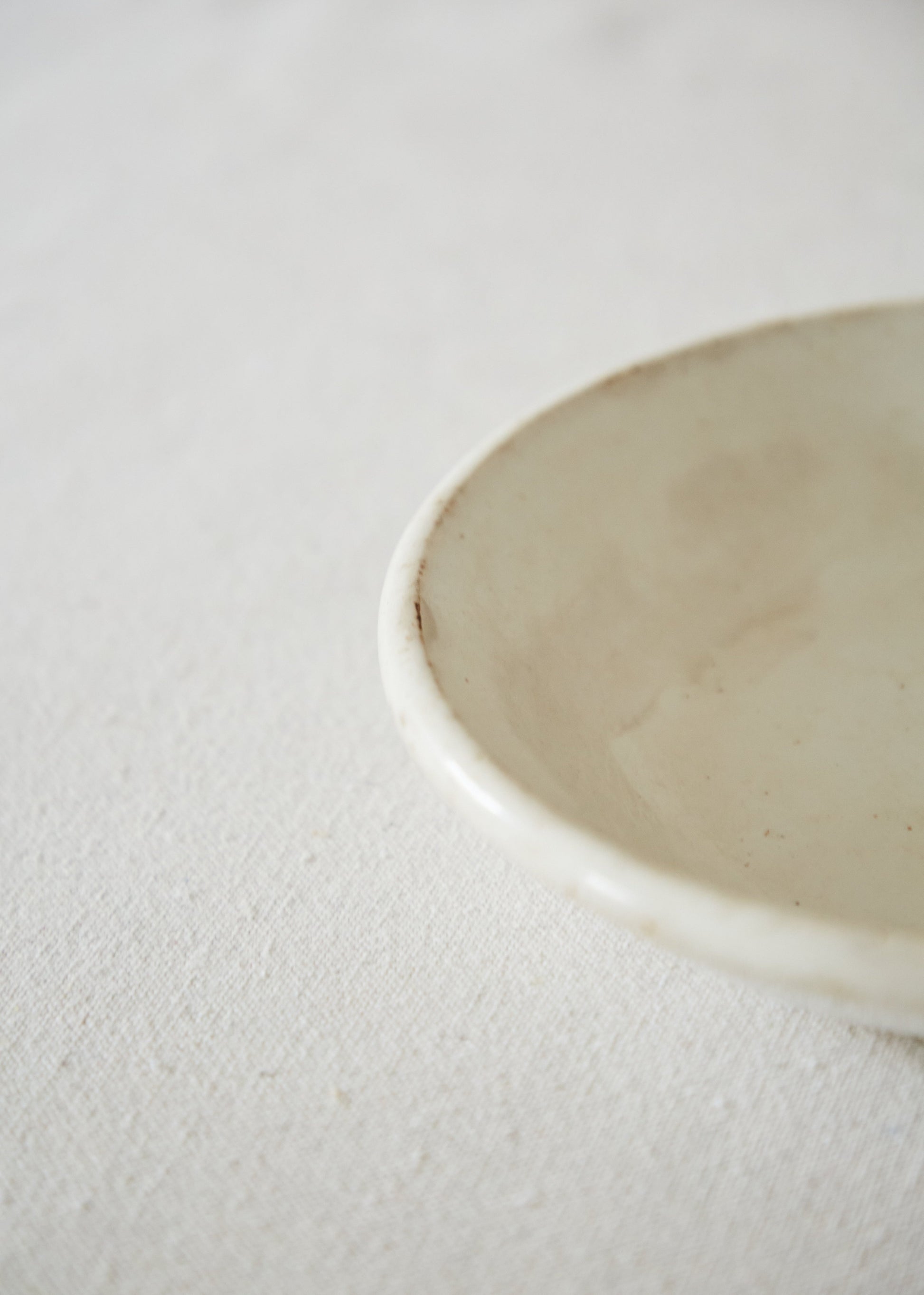 Antique Creil et Montereau small Stoneware Bowl