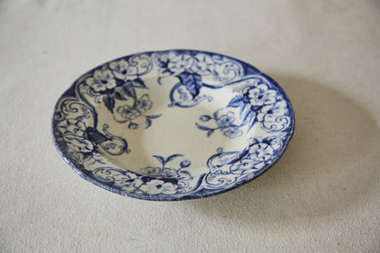 Creil and Montereau 'Flora' design soup plate